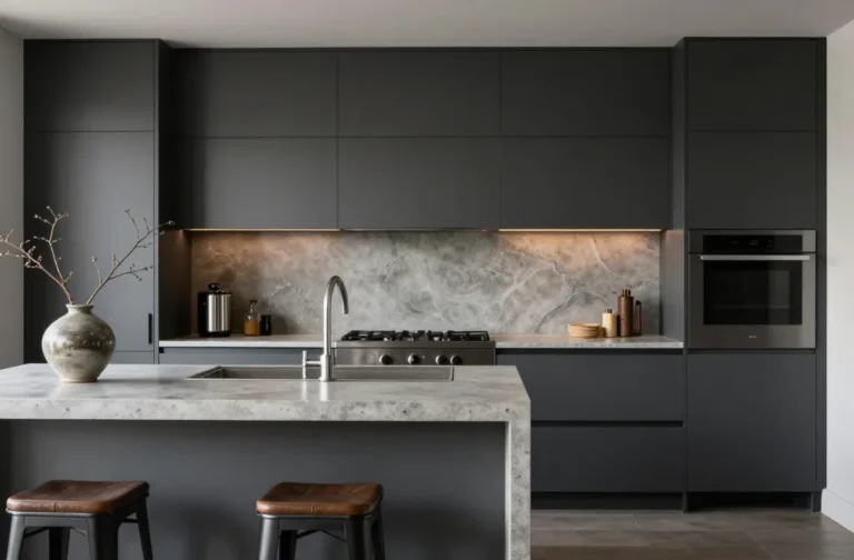 10 Dark Grey Kitchen Cabinets That Look Insanely Luxe