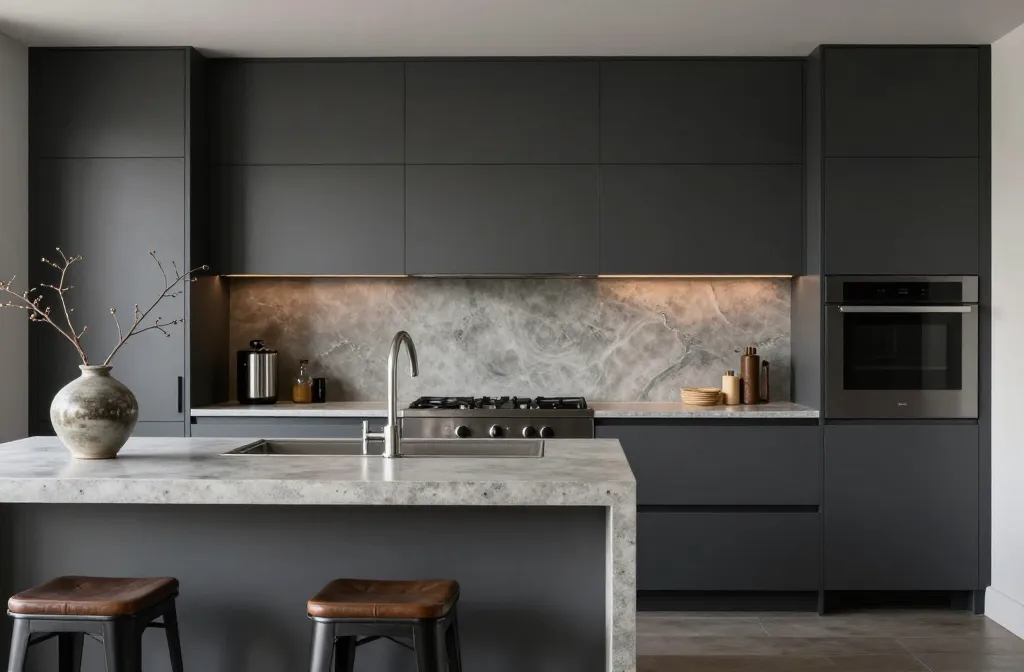 10 Dark Grey Kitchen Cabinets That Look Insanely Luxe