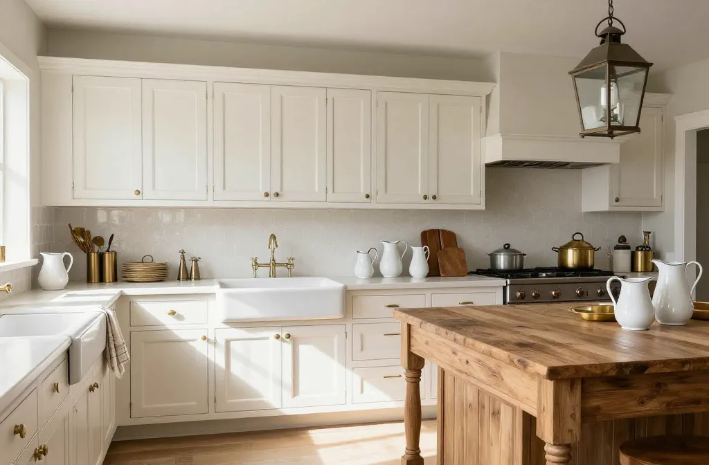 10 Antique White Kitchen Cabinets That Wow Every Space