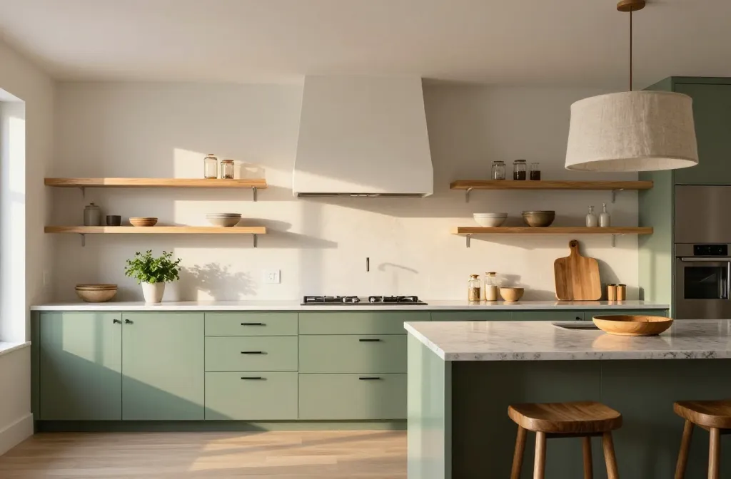 10 Pewter Green Kitchen Cabinets That Look Designer Fast