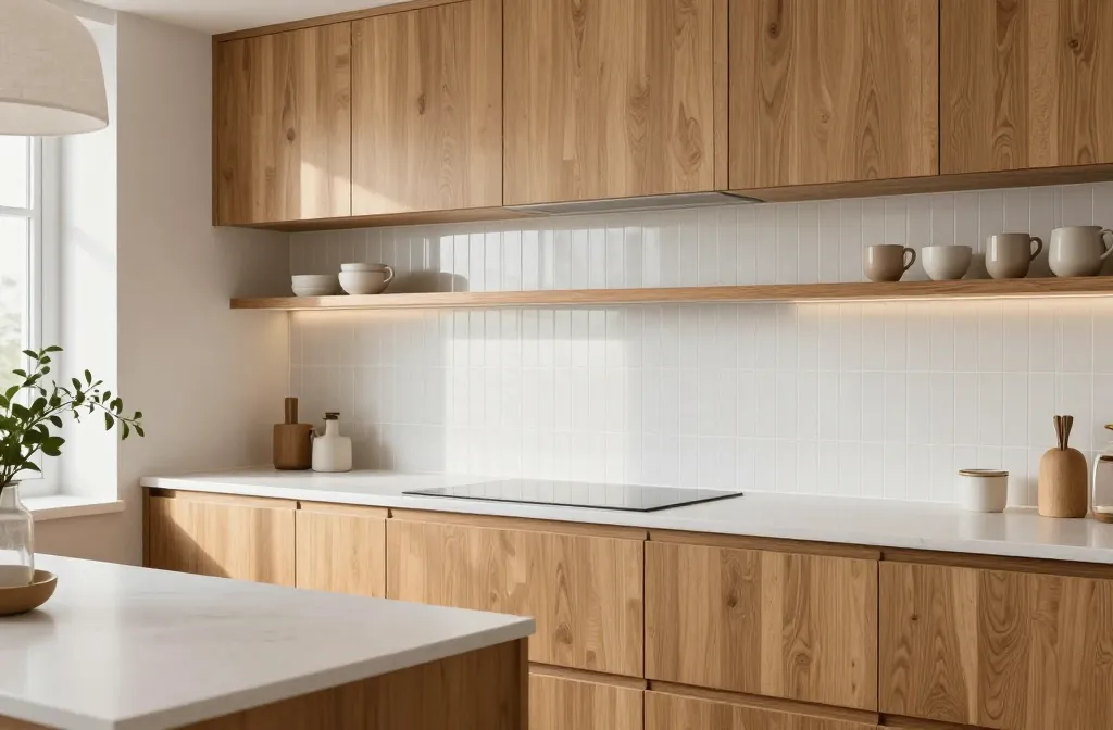 Stunning 10 Kitchen Backsplash Ideas Wood Cabinets