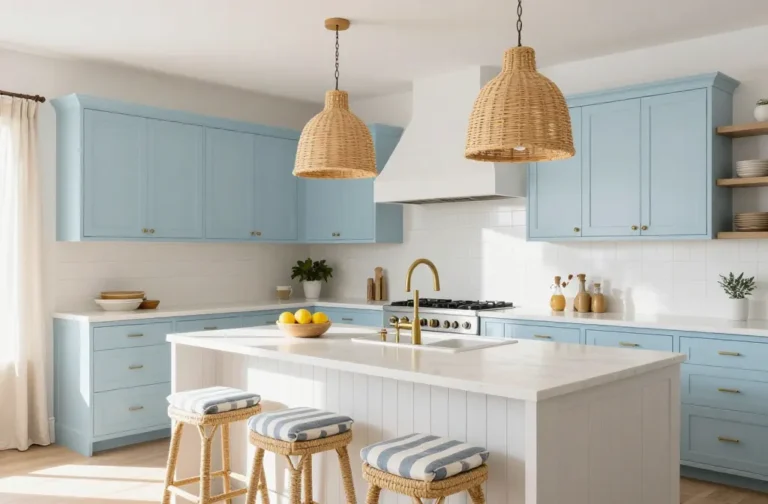10 Baby Blue Kitchen Cabinets That Instantly Refresh
