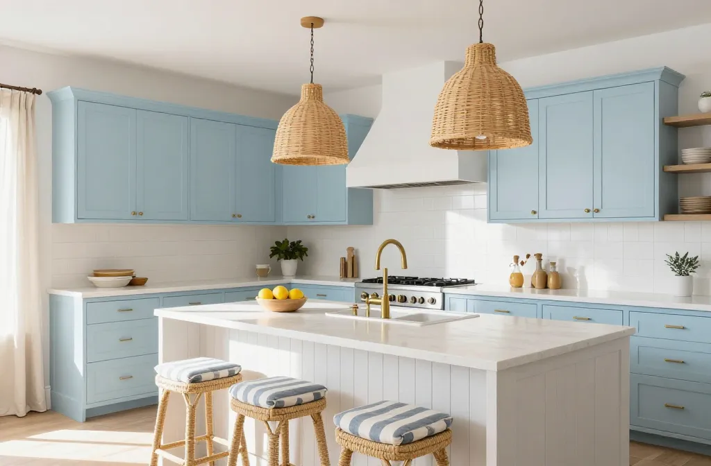 10 Baby Blue Kitchen Cabinets That Instantly Refresh