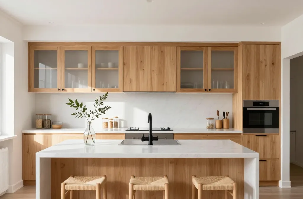 10 Frosted Glass Kitchen Cabinets That Look Luxe Fast