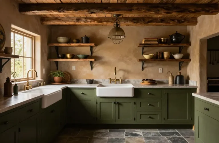 Stunning 10 Green Rustic Kitchen Ideas You’Ll Love