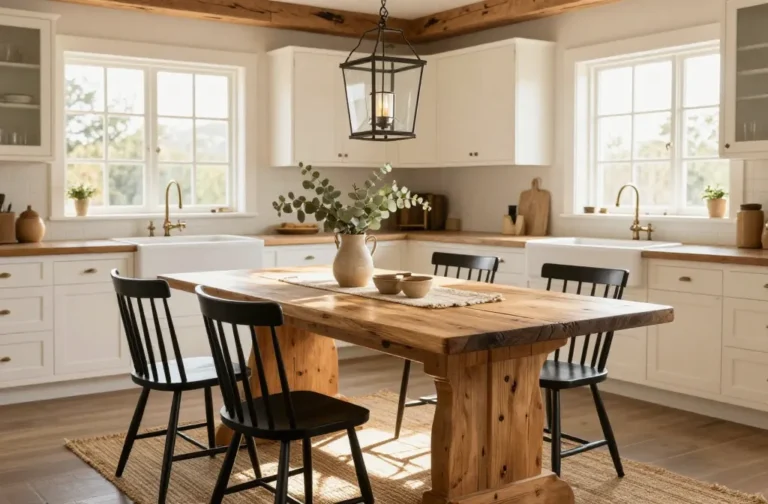 10 Rustic Kitchen Table Ideas That Feel Like a Cozy Hug