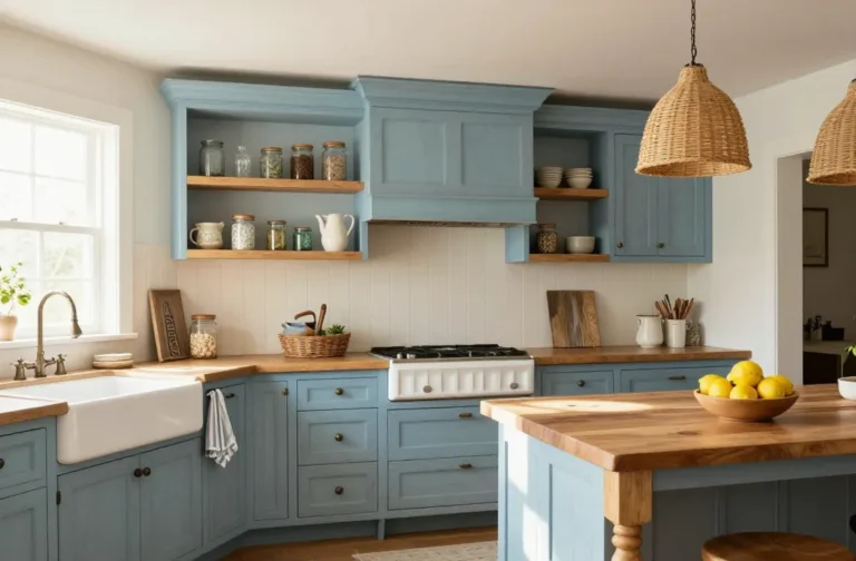 10 Blue Rustic Kitchen Ideas That Feel Cozy and Fresh