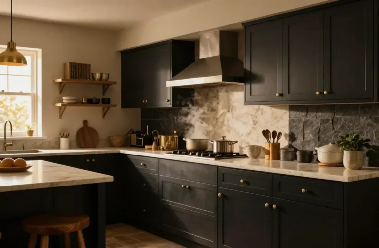 12 Dark Cozy Kitchen Ideas to Warm Up Your Space