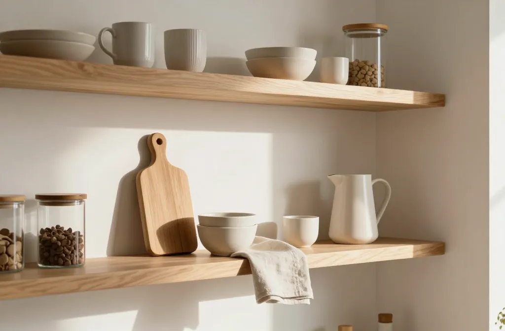 Steal-Worthy 10 Cozy Kitchen Shelf Styling Ideas