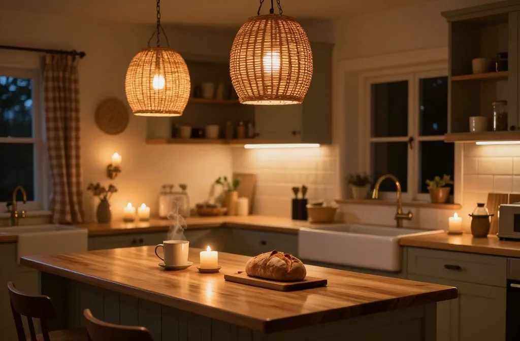 12 Cozy Kitchen Lighting Ideas That Make Nights Magical
