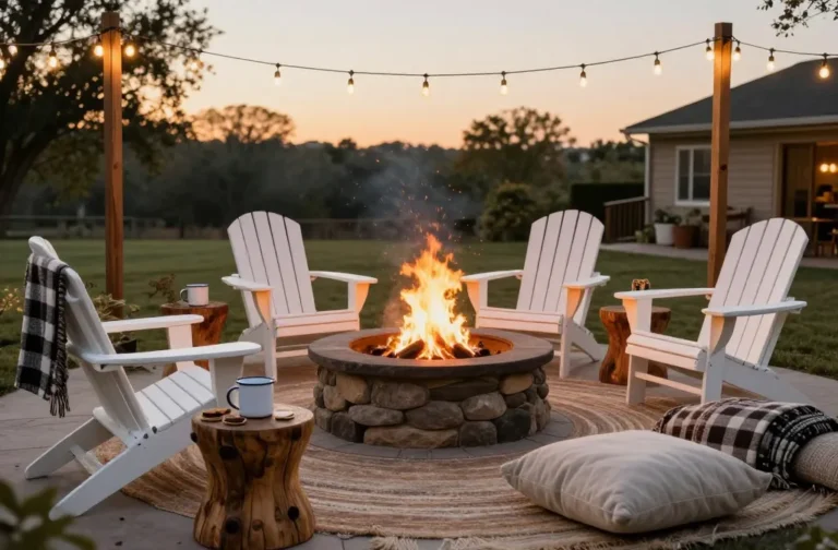 Cozy Vibes Only 13 Rustic Backyard Patio Ideas for a Cozy Outdoor Living Area