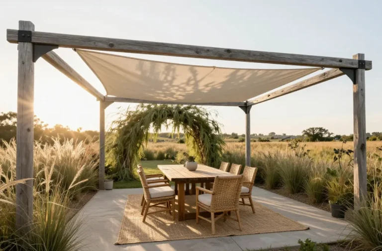15 Rustic Backyard Pergola Alternatives That Still Give Shade Ideas