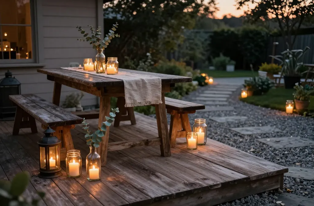 Glow Without Wires 13 Rustic Backyard Lighting Ideas That Don’T Need Electricity