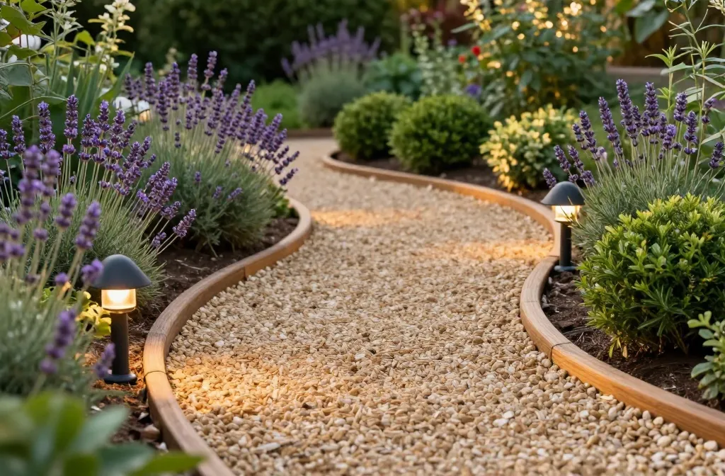 Gorgeous 11 Rustic Backyard Pathway Ideas Using Gravel, Stone & Wood