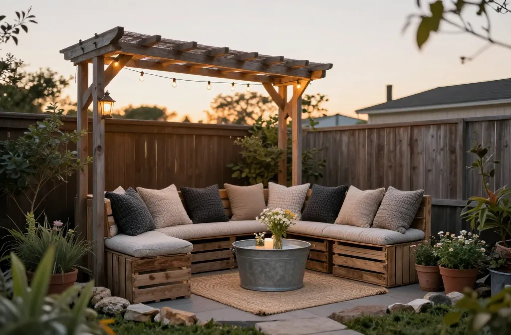 Jaw-Dropping 14 Rustic Backyard Seating Ideas for Small Spaces