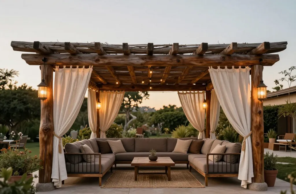 14 Rustic Backyard Ideas with Wood Accents That Pop Now