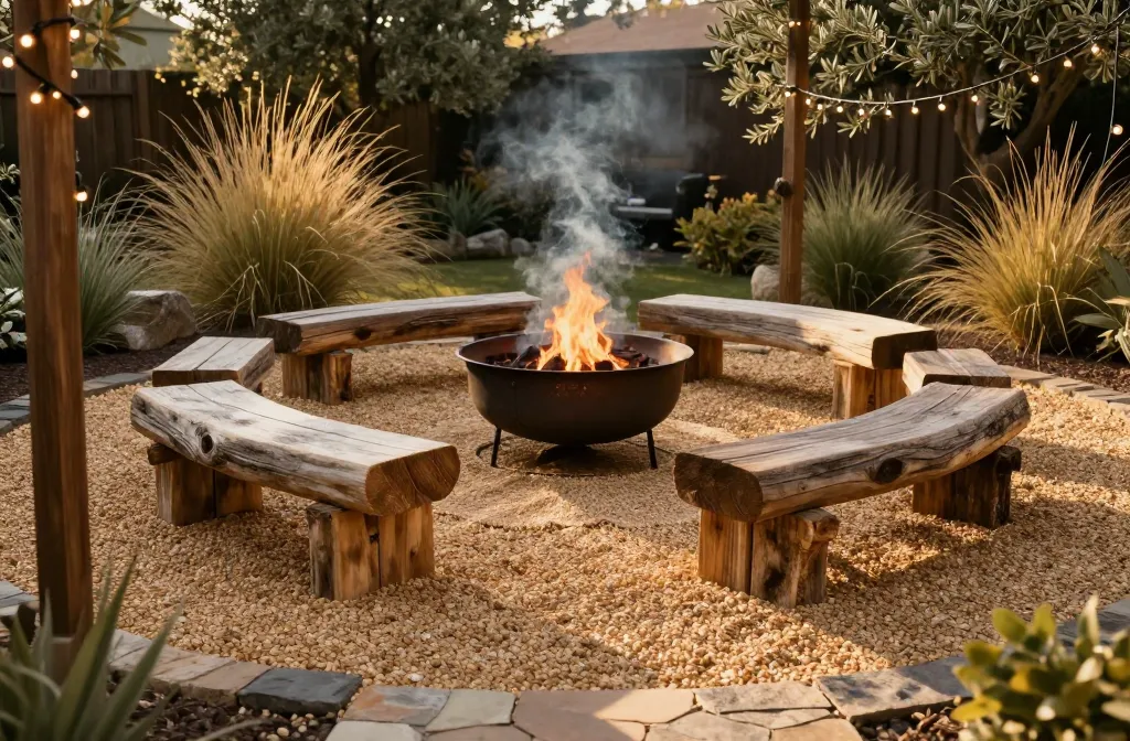 Gorgeous 11 Rustic Backyard Ideas Using Gravel Instead of Grass
