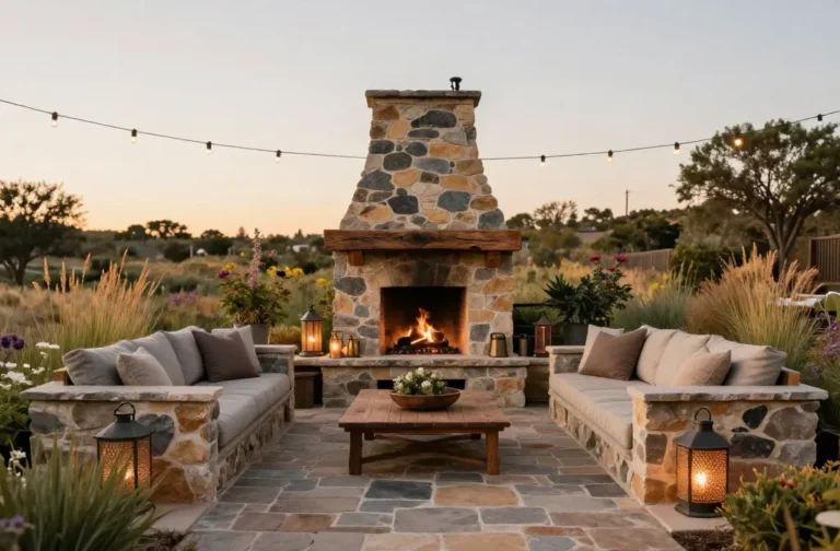 13 Rustic Backyard Ideas Using Stone for a Natural Look That Wow