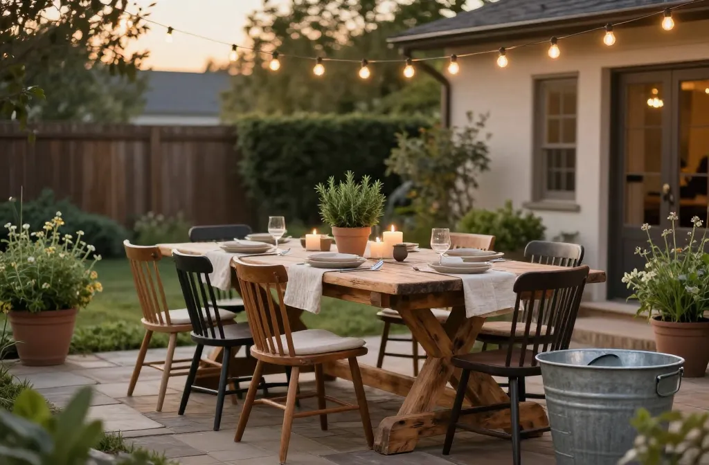 12 Rustic Backyard Ideas with Reclaimed Wood That Add Character Now