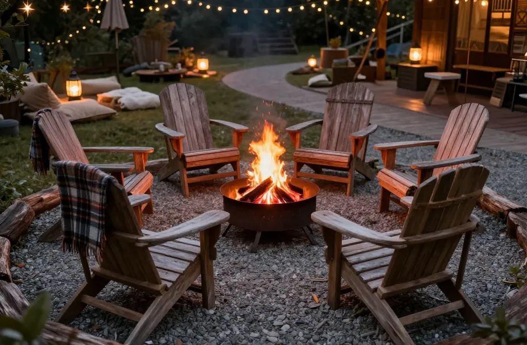 Glow Up Your Yard: 14 Rustic Backyard Ideas for Cozy Firelight Evenings