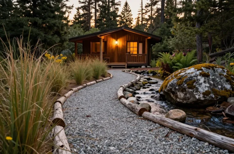 Cozy Up: 12 Rustic Landscaping Ideas That Make Your Yard Feel Like a Hidden Cabin Retreat