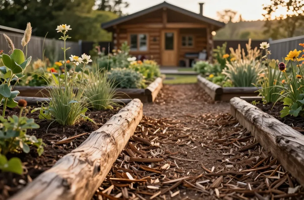 13 Rustic Landscaping Ideas with Mulch for a Clean, Natural Finish That Wow