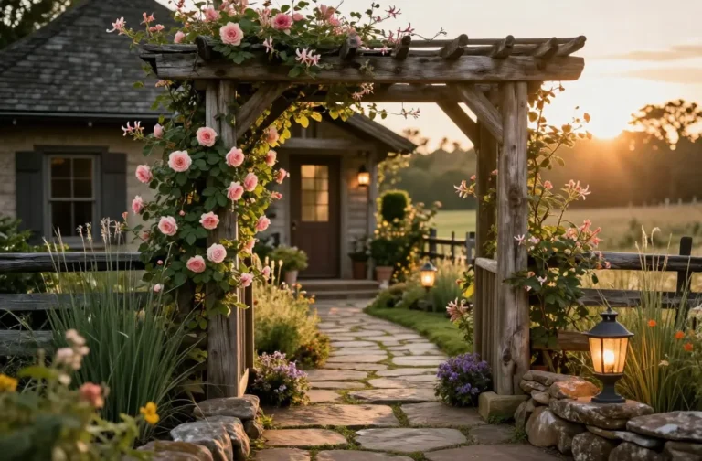 15 Rustic Landscaping Ideas for Instant Curb Appeal That Wow
