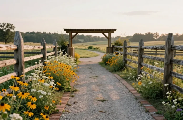 Steal-Worthy 10 Rustic Farmhouse Landscaping Ideas to Steal