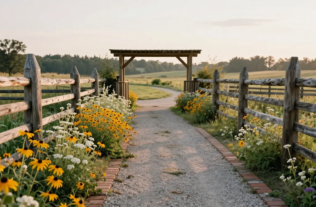 Steal-Worthy 10 Rustic Farmhouse Landscaping Ideas to Steal