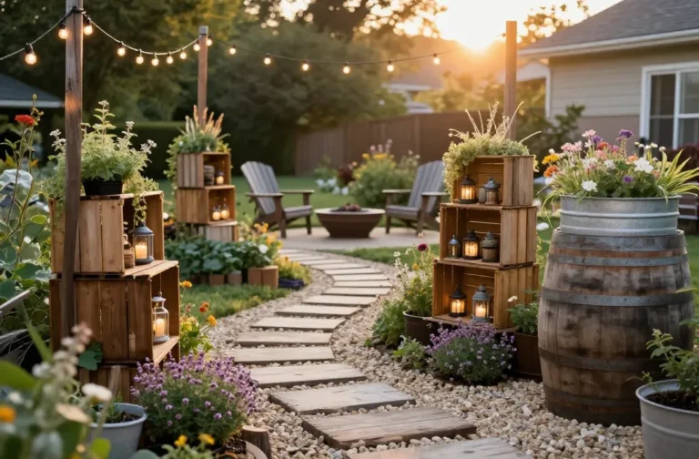 11 Low-Cost Rustic Yard Ideas That Shine for Cozy Charm