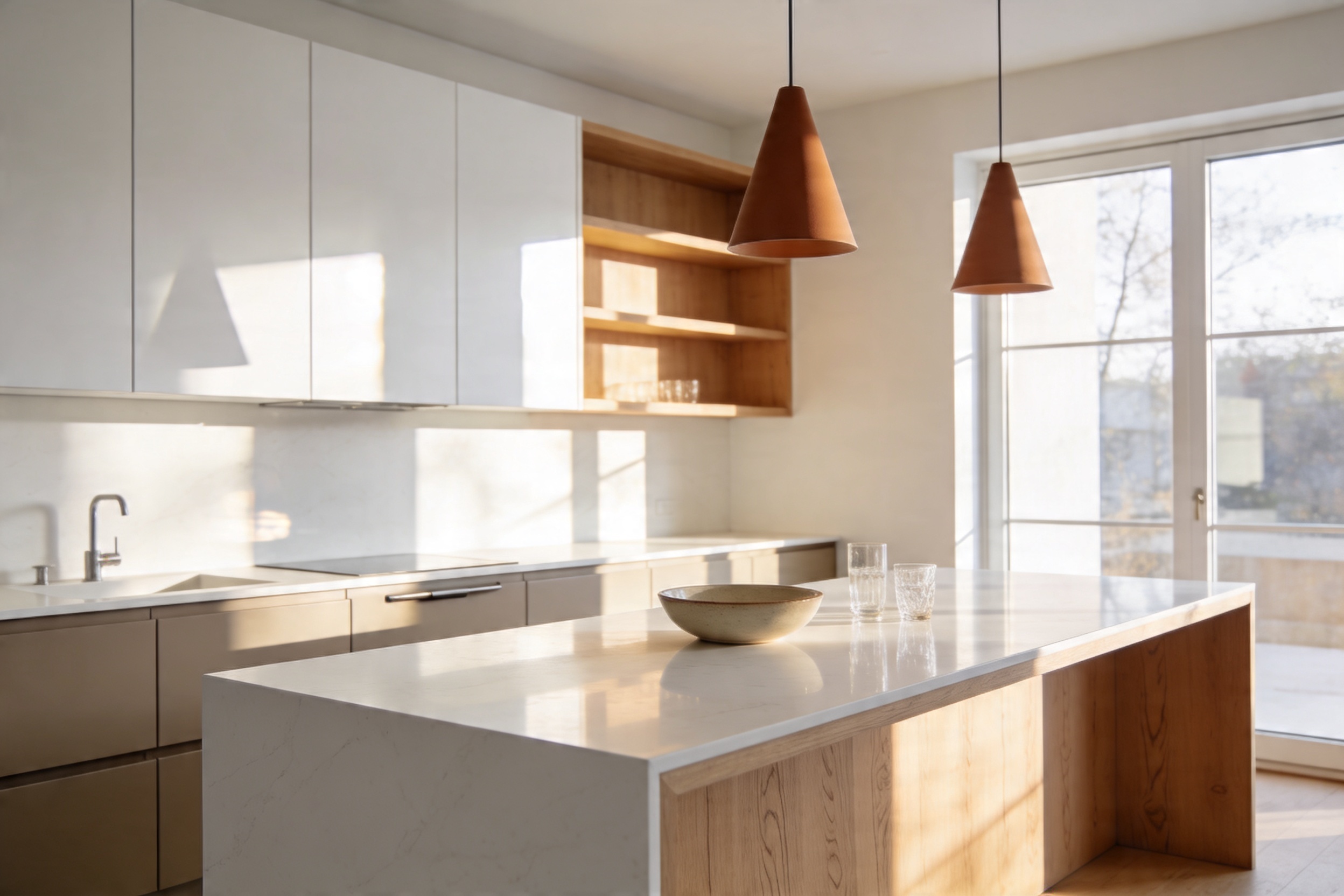14 Dream Kitchens with White Countertops You’Ll Want Now