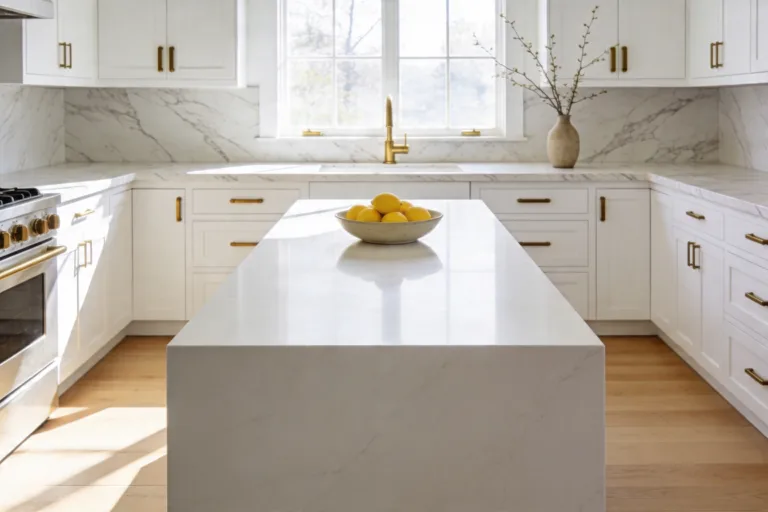 12 White Countertop Kitchens That Feel Straight Out of Pinterest Dreams Now